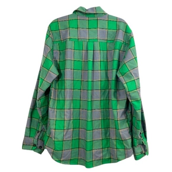 Dixxon Flannel Co. The Auld Pub LS Button Shirt Green XL Pre-Loved - Picture 4 of 4